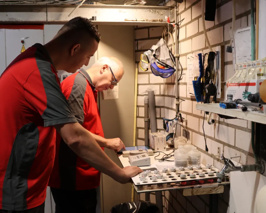 Zwembad de Leistert machinekamer